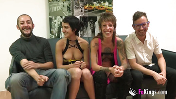 Zöldfülű amatőr párok első párcserés baszása Thumb