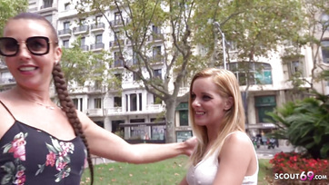 Felcsípett egy szexis fricc csajt a mázlis kamu ügynök Thumb