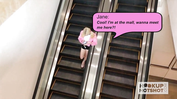 Jól megkefélte a fiú a szőkehajú fiatal leányzó lángoló nunusát Thumb