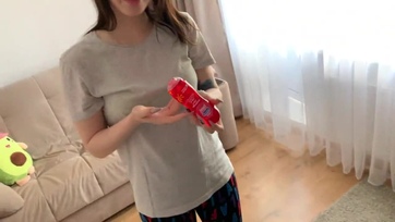 A kedves mostoha nővérem megrángatta az acélos cerkámat és a fejére élveztem Thumb