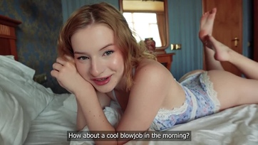 A luvnyámnak már reggel izzott a kis vaginája egyszóval felszopkodta a pöcsömet és megugrálta Thumb