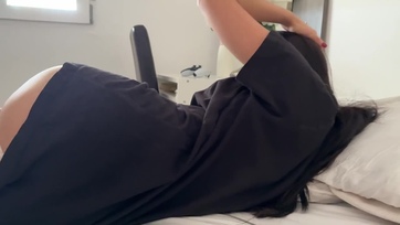 A csábító délamerikai tini csajon tervezetten nem volt tangabugyika hogy a mostohabátyója becsúsztathassa a nunikájába Thumb