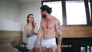 A menyasszonykám csöcsös húgocskája dögönyözés közben figyelmetlenségből rácuppant a cerkámra Thumb